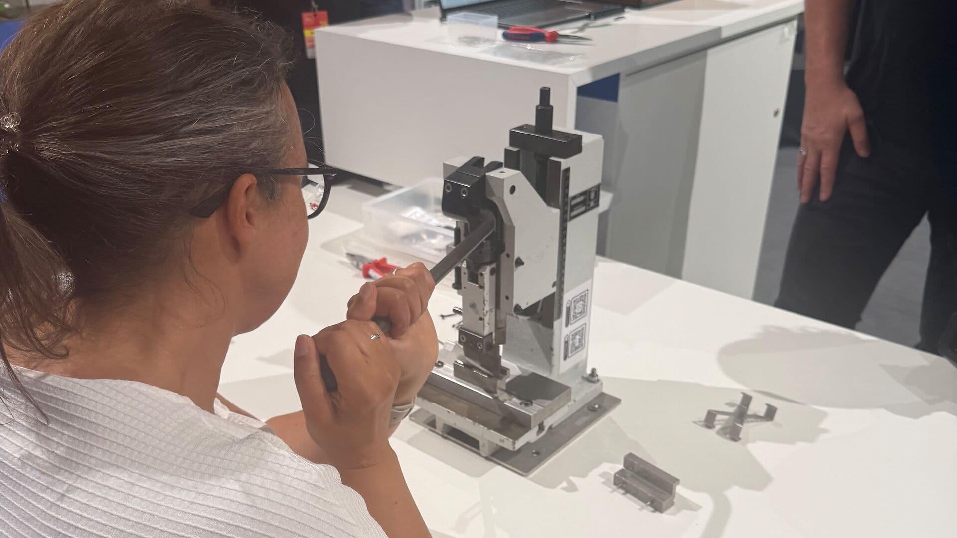 Besuch in unserer kleinen Metallwerkstatt